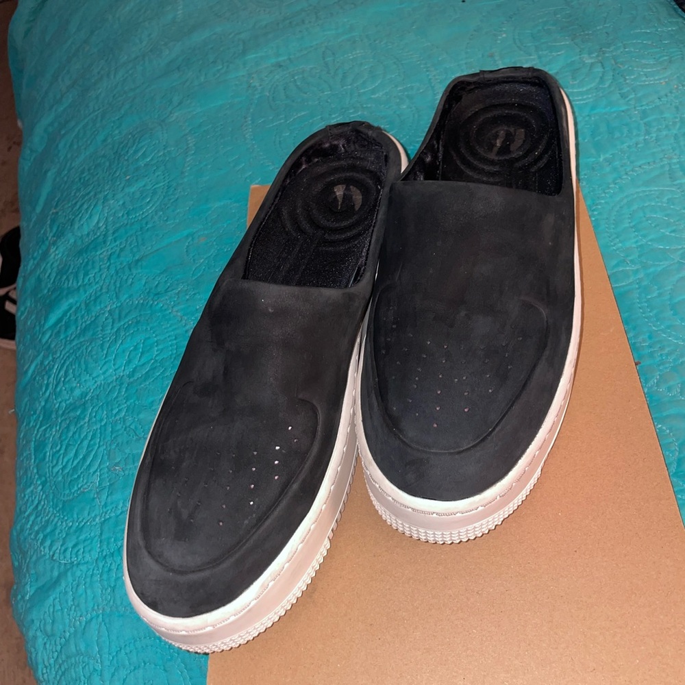 Nike Black Slip-On Women's Loafers